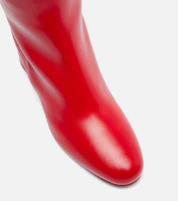 Janitta 55 레더 니하이 부츠 | Christian Louboutin