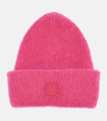 Logo wool-blend beanie | Moncler