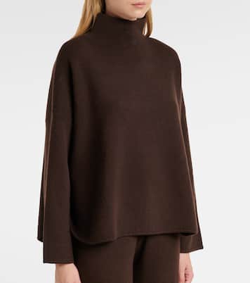 Wool and cashmere turtleneck sweater | Jardin des Orangers