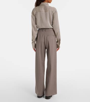 Brickell wide-leg pants | The Frankie Shop