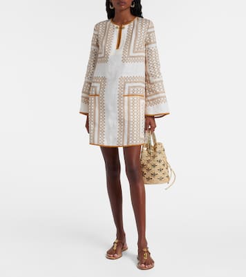 Printed linen tunic | Zimmermann