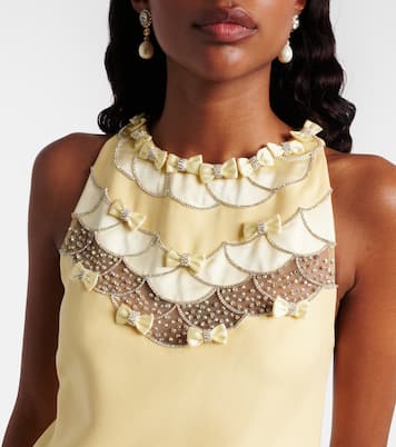 Crepe Couture embellished minidress | Valentino