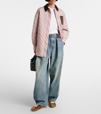 Pleated wide-leg jeans | Loewe