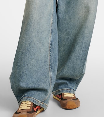 Pleated wide-leg jeans | Loewe