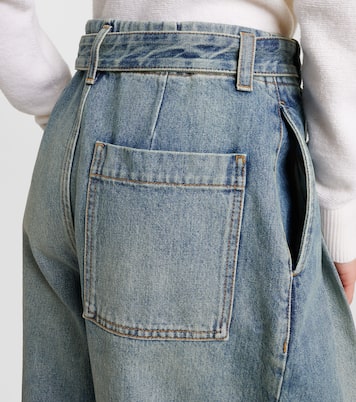 Pleated wide-leg jeans | Loewe