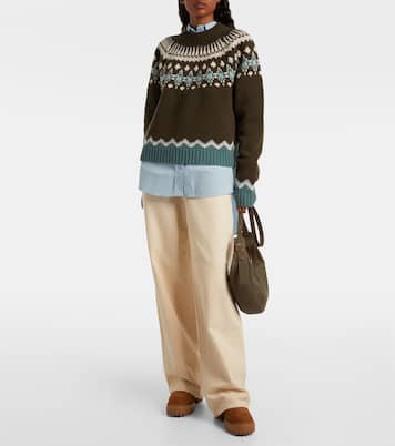 Ankle Boots aus Leder mit Shearling | Hogan