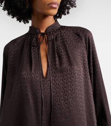 Chemise en soie imprimée | Gucci