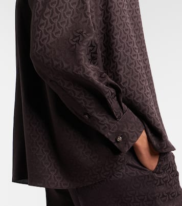 Chemise en soie imprimée | Gucci