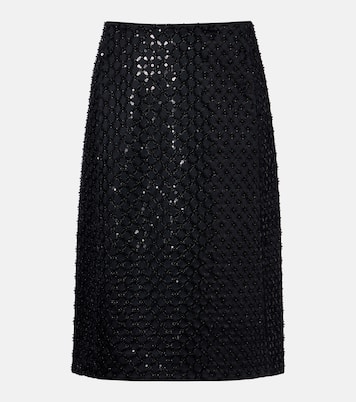Sparkling Statement sequined midi skirt  | Dorothee Schumacher