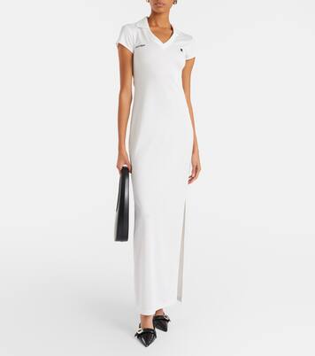 Robe polo à logo | Courrèges