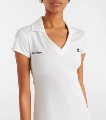 Robe polo à logo | Courrèges