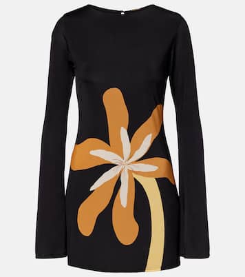 Maisha floral jersey minidress | Cala de la Cruz