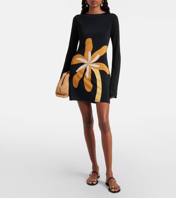 Maisha floral jersey minidress | Cala de la Cruz