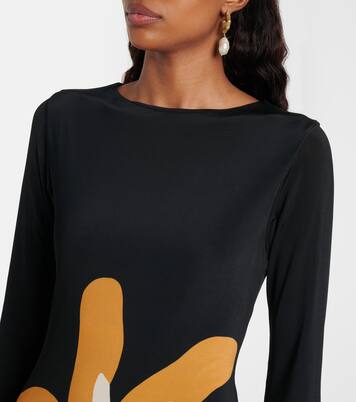 Maisha floral jersey minidress | Cala de la Cruz