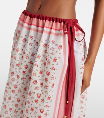 Floral cotton beach cover-up | Dolce&Gabbana