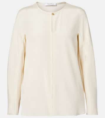 Mitico silk-blend cady top | Max Mara