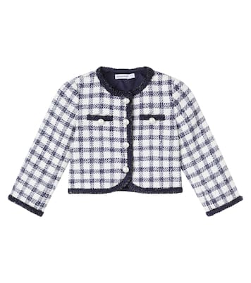 Checked bouclé jacket | Self-Portrait Kids
