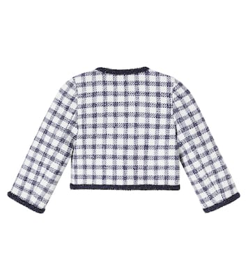 Checked bouclé jacket | Self-Portrait Kids