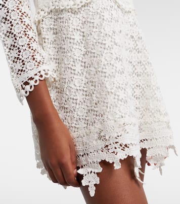 Hizene cotton guipure lace minidress | Isabel Marant