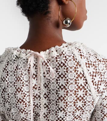 Hizene cotton guipure lace minidress | Isabel Marant