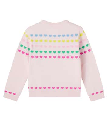 Laligne jacquard cotton cardigan  | Bonton