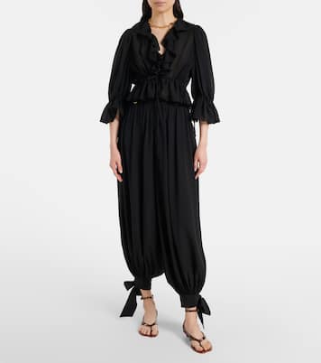 Pantalones globo de crepé de china de seda | Chloé