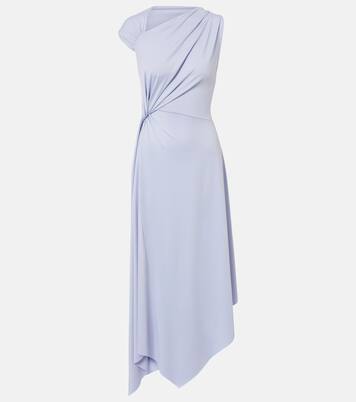 Asymmetric draped midi dress | Victoria Beckham