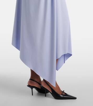 Asymmetric draped midi dress | Victoria Beckham