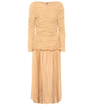 Abito midi Nanna in georgette di seta | Khaite