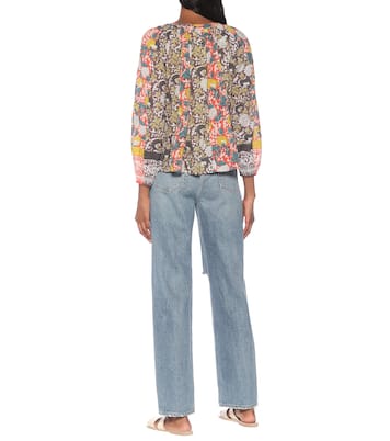 Blusa Paz a stampa floreale in cotone | Velvet