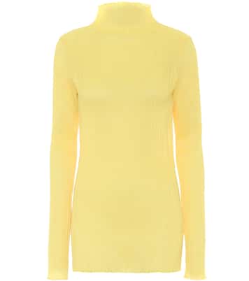 Blouse Eloine en lin et dentelle | Jil Sander