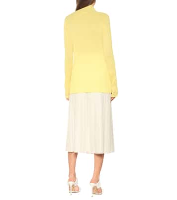 Blouse Eloine en lin et dentelle | Jil Sander
