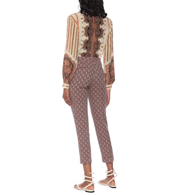 Pantaloni a stampa in crêpe | Etro