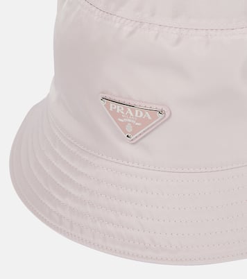 Cappello da pescatore in nylon con logo | Prada