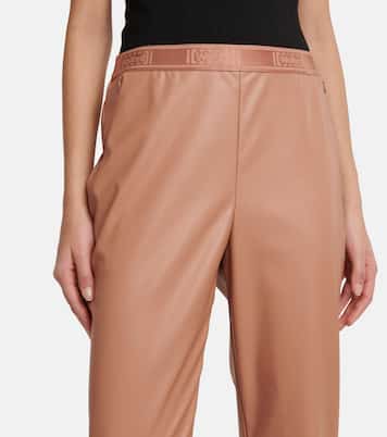 High-Rise-Hose aus Lederimitat | Wolford