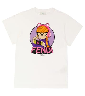 Bedrucktes T-Shirt aus Baumwolle | Fendi Kids