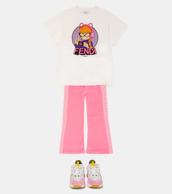 Bedrucktes T-Shirt aus Baumwolle | Fendi Kids
