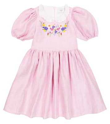 Besticktes Kleid aus Leinen | Paade Mode