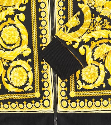 Felpa in cotone con cappuccio Barocco | Versace Kids
