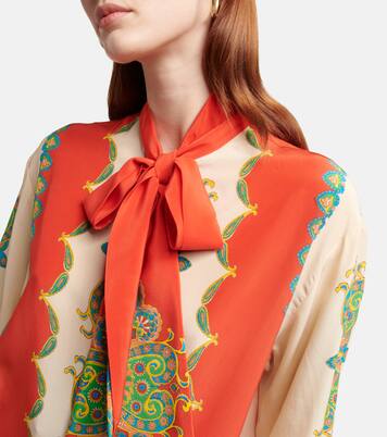 Schluppenbluse aus Seide | Etro