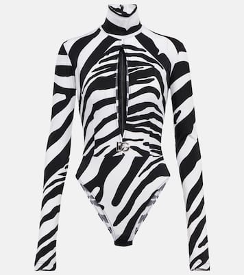 Zebra print bodysuit | Dolce&Gabbana
