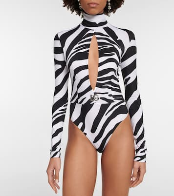 Zebra print bodysuit | Dolce&Gabbana