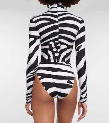 Zebra print bodysuit | Dolce&Gabbana