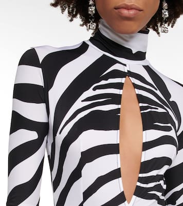 Zebra print bodysuit | Dolce&Gabbana