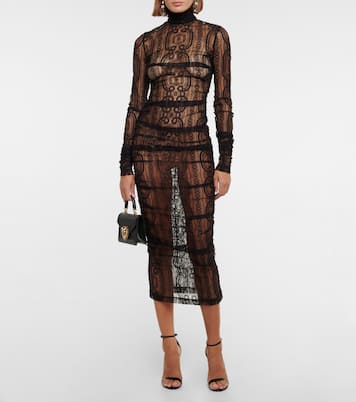 Midikleid aus Spitze | Dolce&Gabbana
