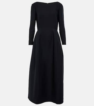 Abito midi Lilibet in lana e seta | The Row