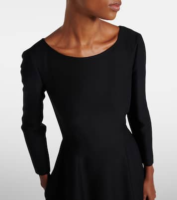 Abito midi Lilibet in lana e seta | The Row