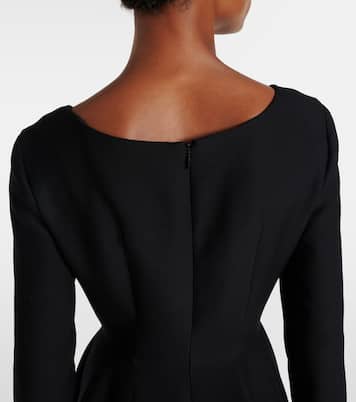 Abito midi Lilibet in lana e seta | The Row