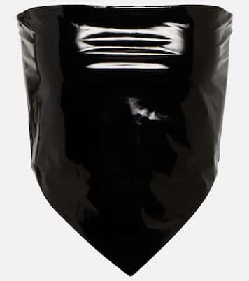 Laminated bustier | Rotate