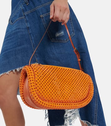 Borsa a spalla Bumper-15 in suede | JW Anderson